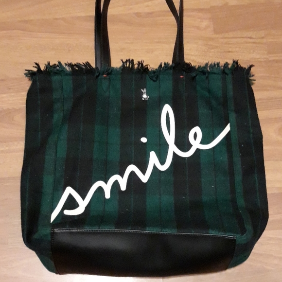 Ellen DeGeneres Green Tartan Oax Tote - Picture 6 of 14